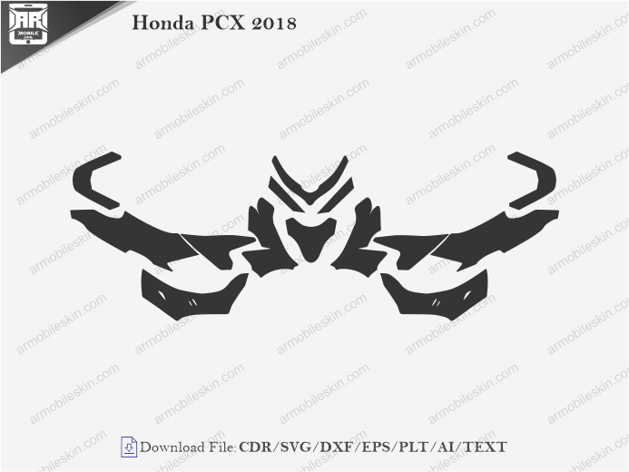 Honda PCX 2018 Wrap Skin Template