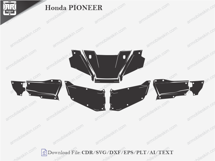 Honda PIONEER Wrap Skin Template
