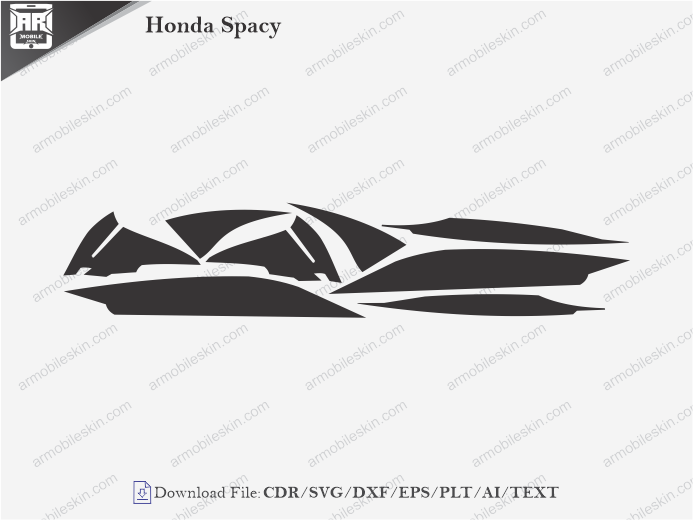 Honda Spacy Wrap Skin Template