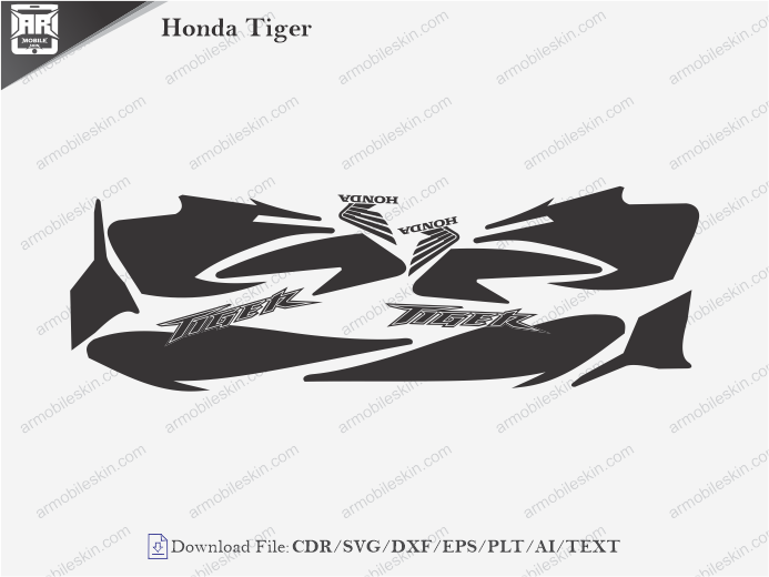 Honda Tiger Wrap Skin Template