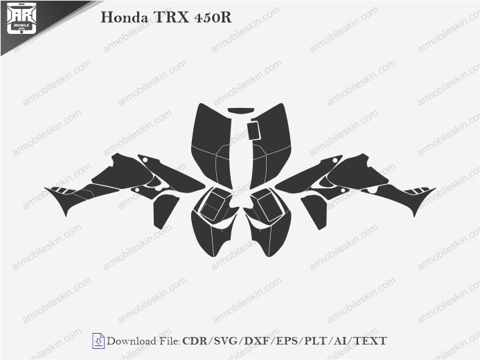 Honda TRX 450R Wrap Skin Template