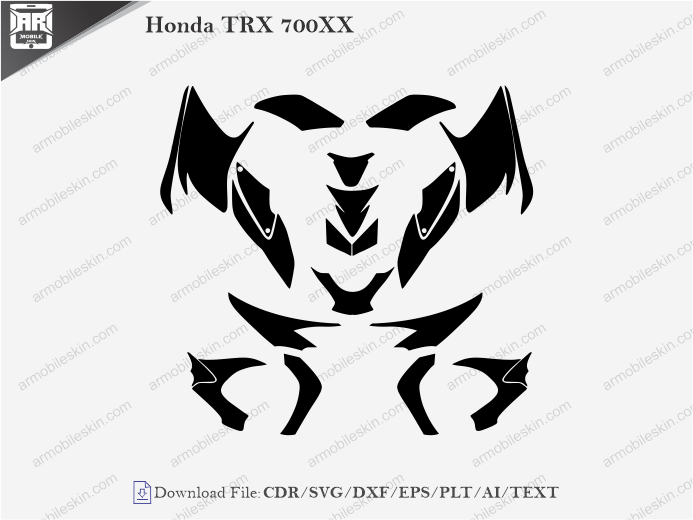 Honda TRX 700XX Wrap Skin Template