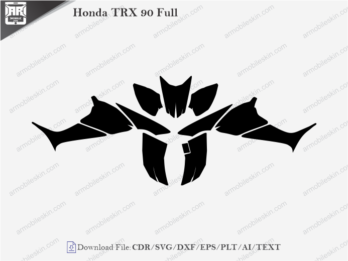 Honda TRX 90 Full Wrap Skin Template