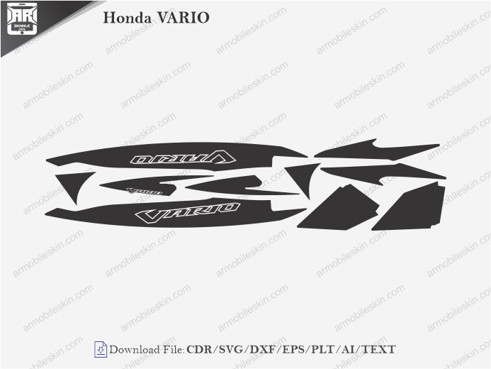 Honda VARIO Wrap Skin Template