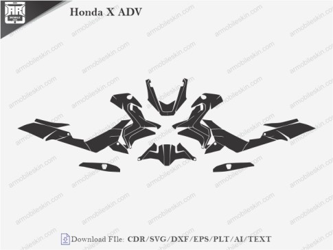 Honda X ADV Wrap Skin Template