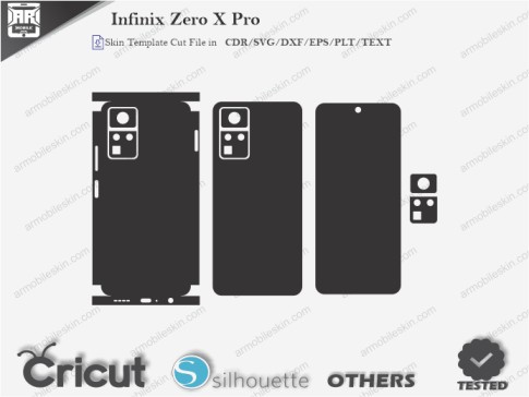 Infinix Zero X Pro Skin Template Vector
