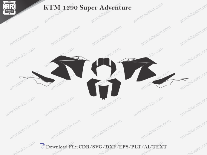 KTM 1290 Super Adventure Wrap Skin Template