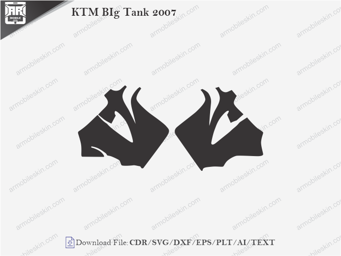 KTM BIg Tank 2007 Wrap Skin Template