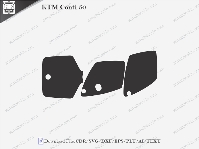 KTM Conti 50 Plate Wrap Skin Template