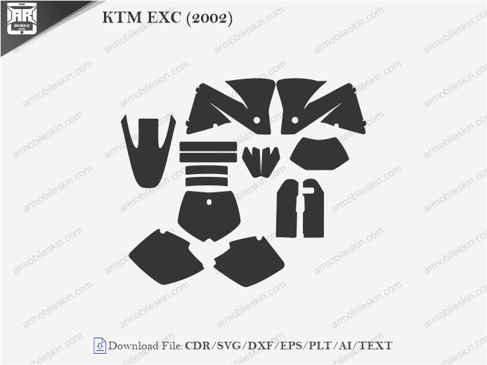 KTM EXC (2002) Wrap Skin Template
