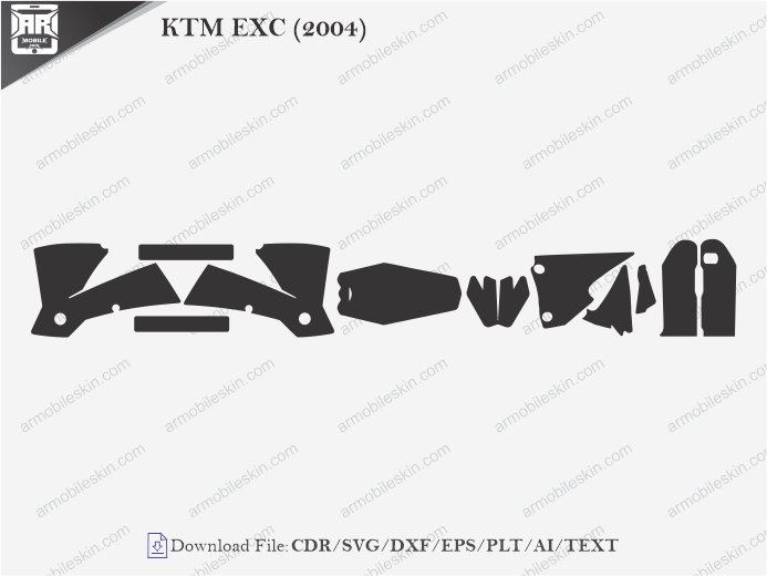 KTM EXC (2004) Wrap Skin Template