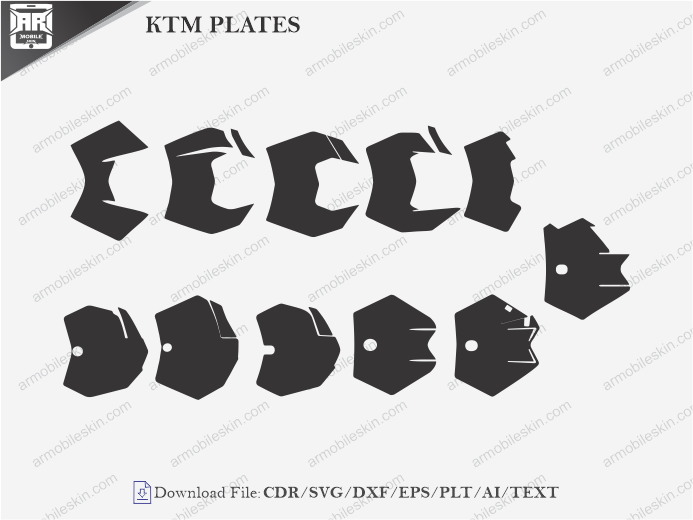 KTM PLATES Wrap Skin Template