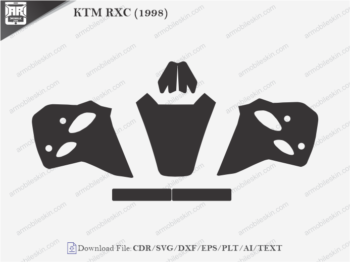 KTM RXC (1998) Wrap Skin Template