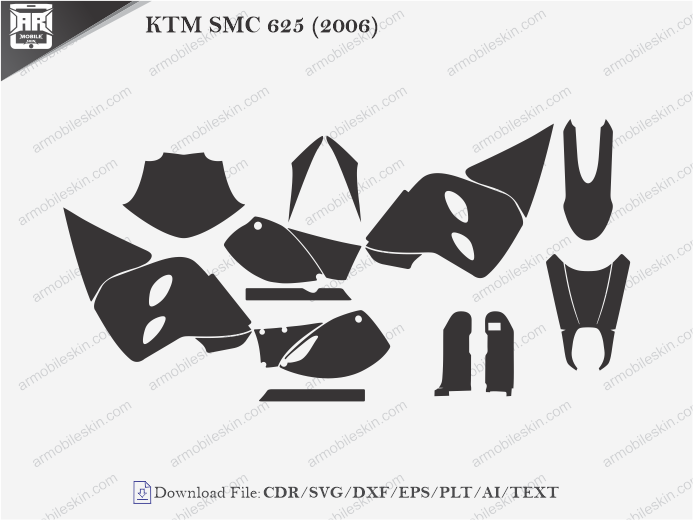 KTM SMC 625 (2006) Wrap Skin Template