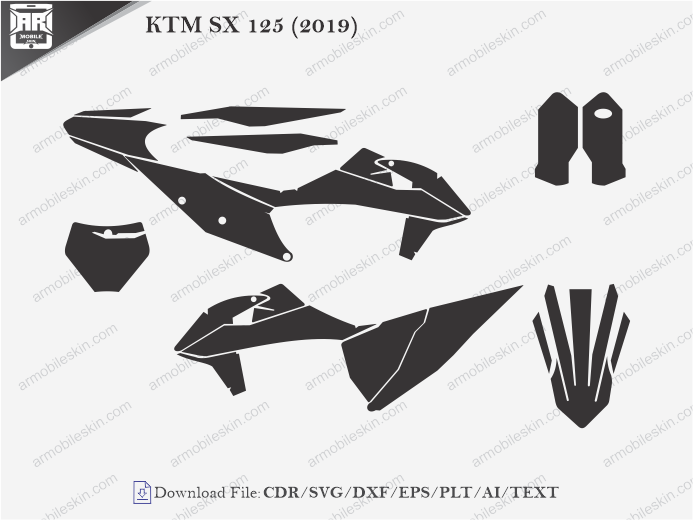 KTM SX 125 (2019) Wrap Skin Template