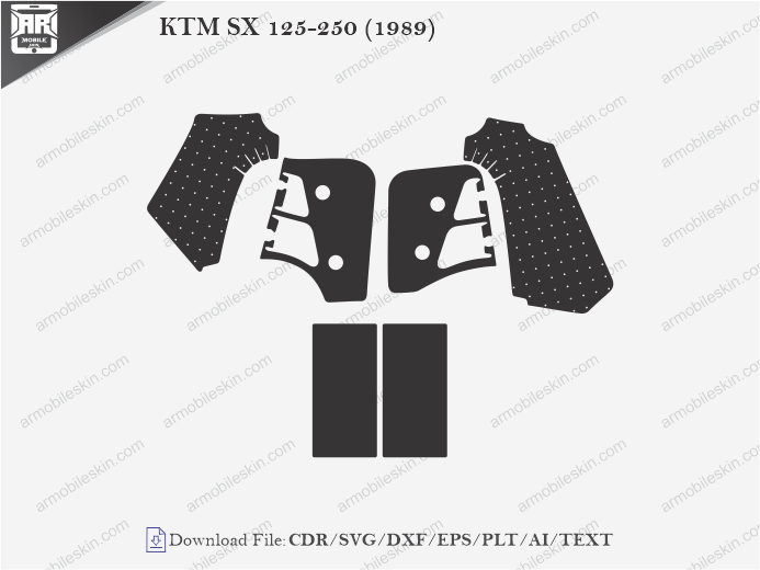 KTM SX 125-250 (1989) Wrap Skin Template