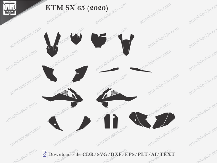 KTM SX 65 (2020) Wrap Skin Template