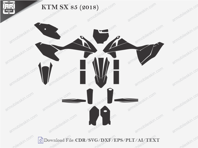 KTM SX 85 (2018) Wrap Skin Template