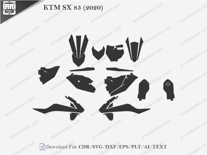 KTM SX 85 (2020) Wrap Skin Template