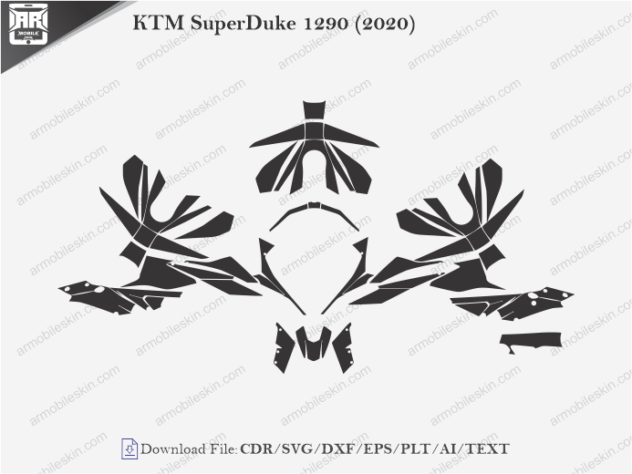 KTM SuperDuke 1290 (2020) Wrap Skin Template