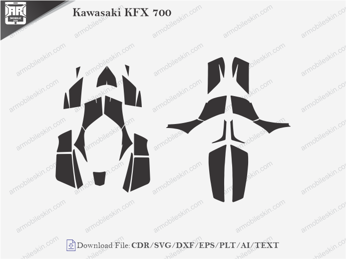 Kawasaki KFX 700 Wrap Skin Template