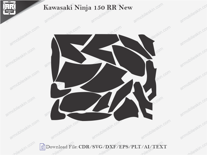 Kawasaki Ninja 150 RR New Wrap Skin Template