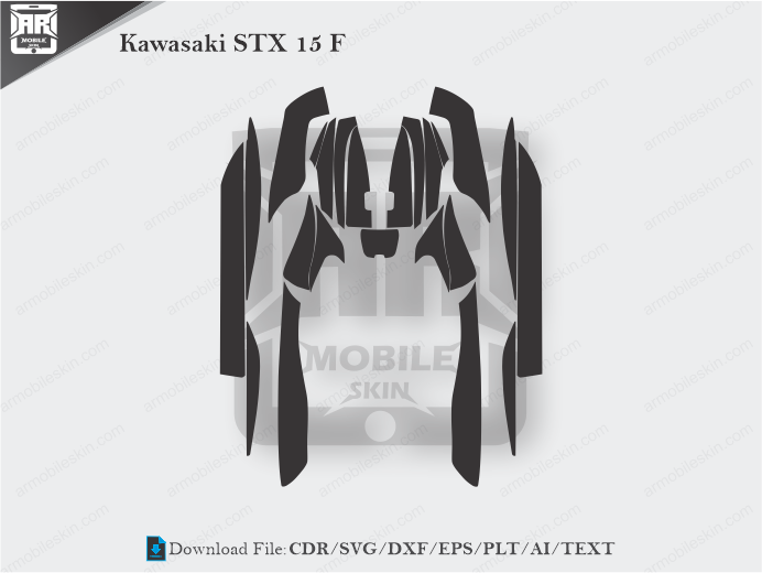 Kawasaki STX 15 F Wrap Skin Template