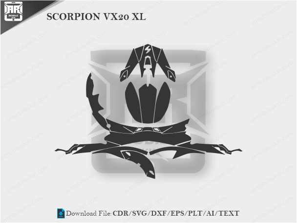 SCORPION VX20 XL Wrap Skin Template