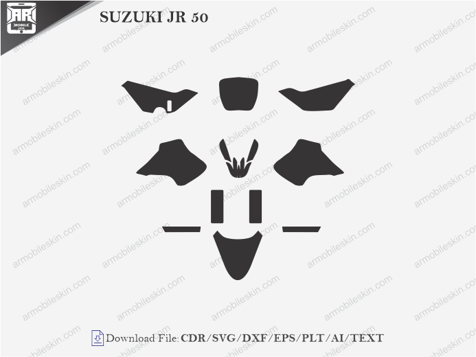 SUZUKI JR 50 Wrap Skin Template