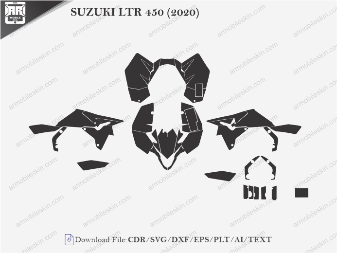 SUZUKI LTR 450 (2020) Wrap Skin Template