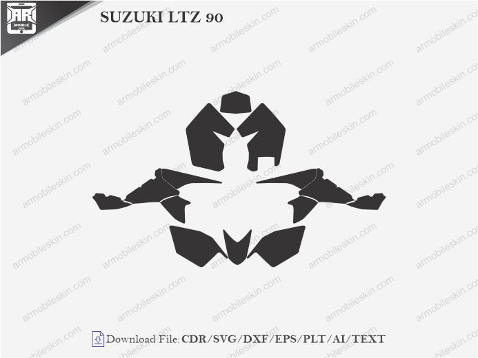 SUZUKI LTZ 90 Wrap Skin Template