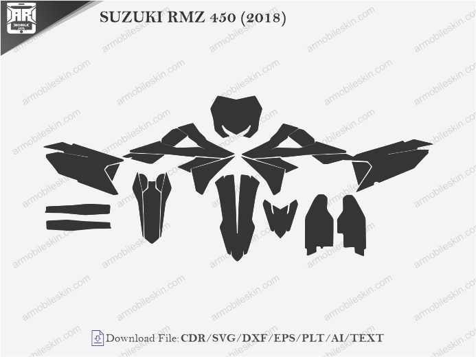 SUZUKI RMZ 450 (2018) Wrap Skin Template