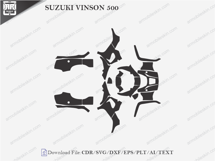 SUZUKI VINSON 500 Wrap Skin Template