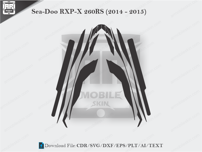 Sea-Doo RXP-X 260RS (2014 – 2015) Wrap Skin Template