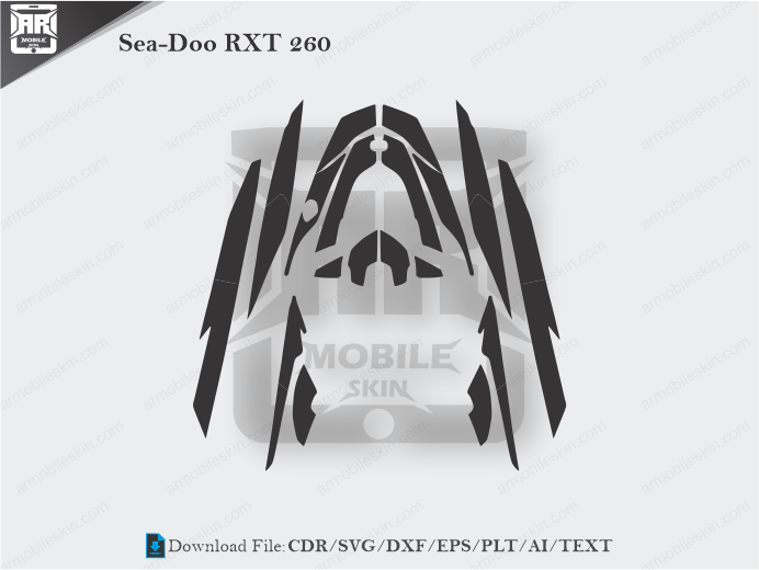 Sea-Doo RXT 260 Wrap Skin Template