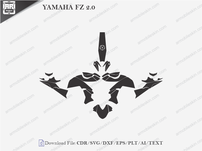 YAMAHA FZ 2.0 Wrap Skin Template