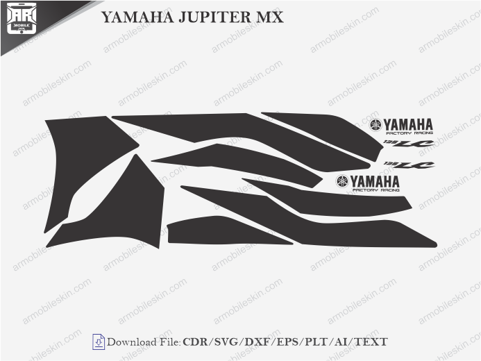 YAMAHA JUPITER MX Wrap Skin Template