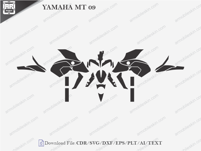 YAMAHA MT 09 Wrap Skin Template