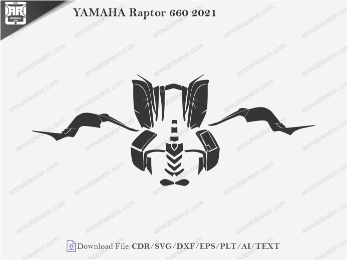 YAMAHA Raptor 660 2021 Wrap Skin Template