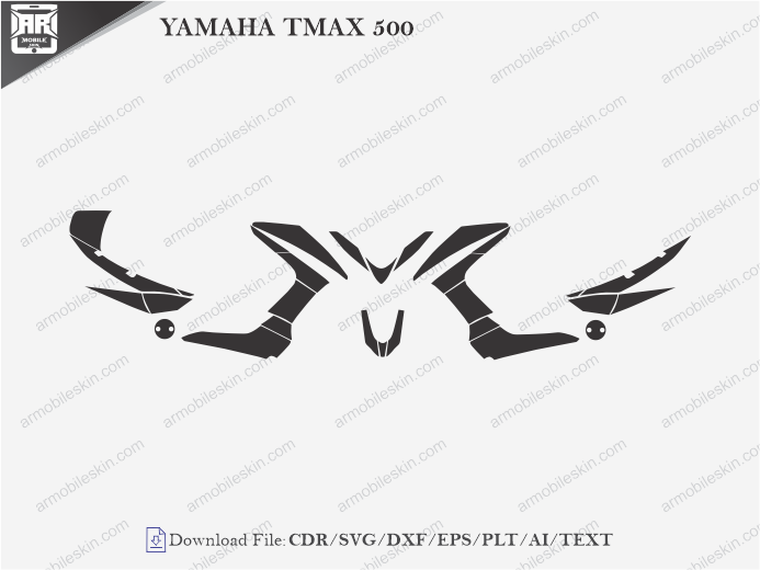 YAMAHA TMAX 500 Wrap Skin Template