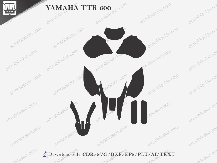 YAMAHA TTR 600 Wrap Skin Template