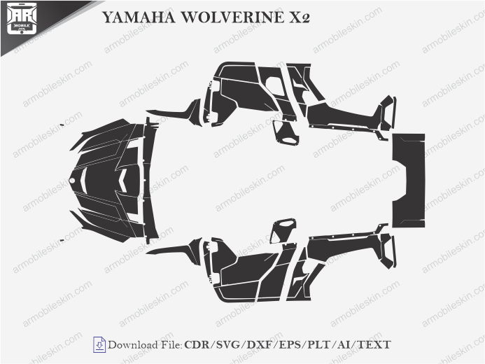 YAMAHA WOLVERINE X2 Wrap Skin Template