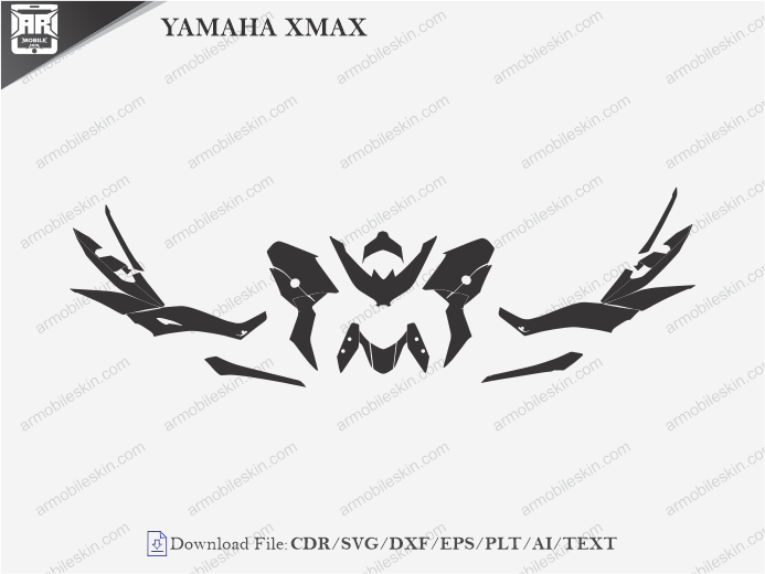 YAMAHA XMAX Wrap Skin Template
