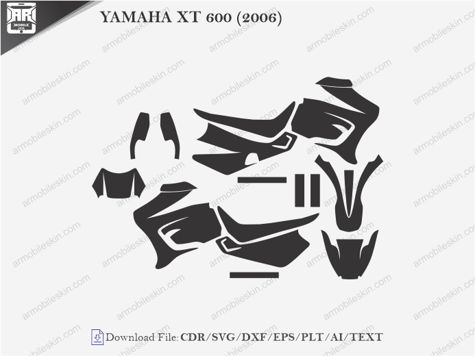 YAMAHA XT 600 (2006) Wrap Skin Template