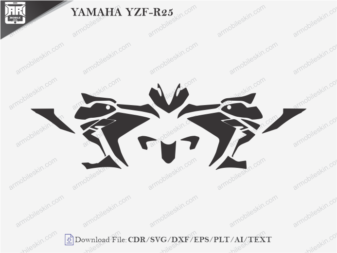 YAMAHA YZF-R25 Wrap Skin Template
