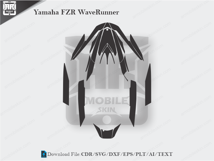 Yamaha FZR WaveRunner Wrap Skin Template