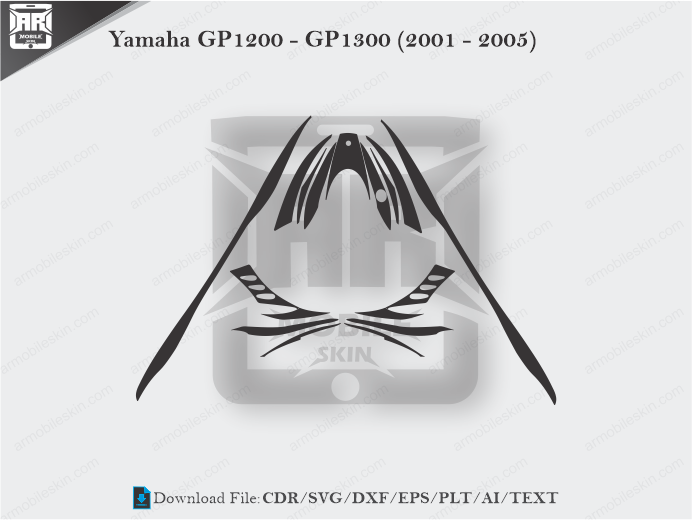 Yamaha GP1200 - GP1300 (2001 - 2005) Wrap Skin Template