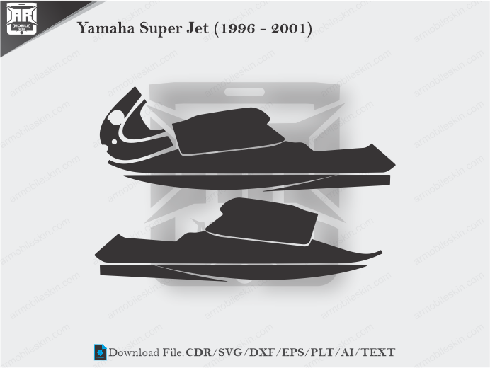 Yamaha Super Jet (1996 – 2001) Wrap Skin Template