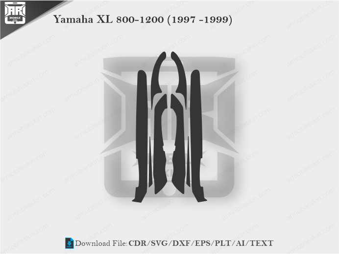 Yamaha XL 800-1200 (1997 -1999) Wrap Skin Template