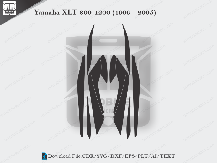 Yamaha XLT 800-1200 (1999 - 2005) Wrap Skin Template